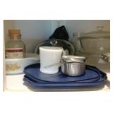 Assorted Items in Cabinet