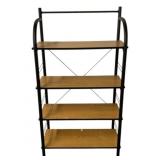 Wood / Metal Bookshelf - 54 x 28 x 14