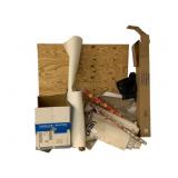 Assorted Items - box contains very old microwave