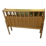 Vintage Folding Crib - 35 x 40 x 26