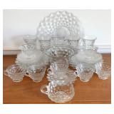32pcs Assorted Fostoria American Glass Items