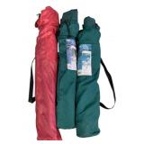 3 Camping / Folding Sport Bag Chairs
