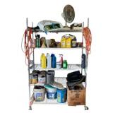 Metal Shelf w/ Contents - 72 x 47 x 17