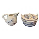 Delfts Blue & White Cream & Sugar Set - 3.5"
