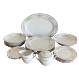 23pcs Crest Wood "Rose Briar" China