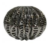 Three Hands Pierced Vase - 9 x 9 x 6.25