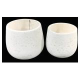 2 Three Hands Planter Vases - 10 x 9.5, 8.5 x 8