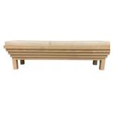 Elk Home Joanne Bench in Light Oak