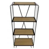 Three Hands Wood & Metal Shelf