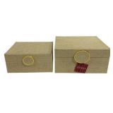 2 Three Hands Decorative Storage Boxes
