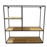 Three Hands Metal/Wood Wall Storage
