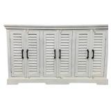 6 Door Shutter Front Credenza