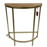 Three Hands Wood/Metal Table - 23.5 x 20.5 x 10.5