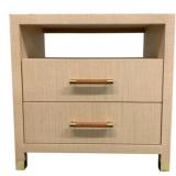 Worlds Away Hancock 2 Drawer Side Table