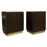Pair Alden Home 2 Drawer Bedside Stands