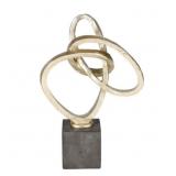 Elk Studio Loop Sculpture 17x12x4