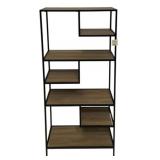 Three Hands Metal/Wood Shelf Stand