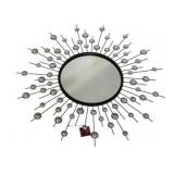 Three Hands Decorative Wall Mirror - 31.5" Round