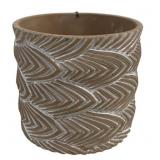 Three Hands Ceramic Planter - 6.5 x 7