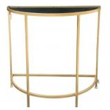 Three Hands Marble Glass Top Table