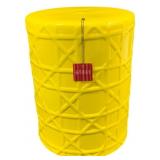 Three Hands Yellow Garden Stool