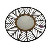 Three Hands Decorative Wall Mirror - 32.5" Round
