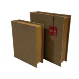 2 Three Hands Decorative Book Storage Boxes