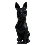 Three Hands Ceramic Dog - 8 x 5.25 x 10.75