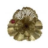 Three Hands Metal Flower Wall Art - 22" Round