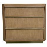 Currey & Company 3 Drawer Nightstand