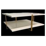 Chelsea House Ribbed Cocktail Table