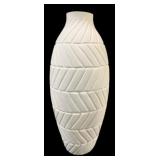 Three Hands White Vase - 11 x 11 x 28