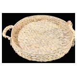 Three Hands Basket Serving Tray - 18 x 3
