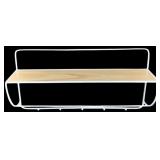 Three Hands Metal/Wood Shelf - 23.5 x 7 x 11.75