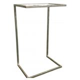 Mirror Top Metal Accent Table 26 x 16 x 11