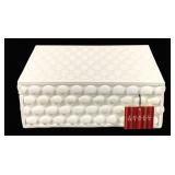 Three Hands White Ceramic Storage Box Decor