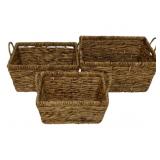 Three Hands Set of 3 Baskets