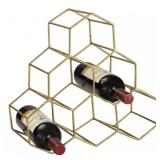 Elk Home Angular Study Wine Rack, Metal