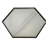Three Hands Metal Framed Wall Mirror - 27.5 x 27.5