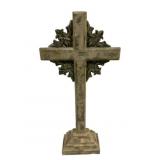 Wood Cross 21"x10"x4"