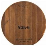 Elk Home Wine Cask Lazy Susan 2x22x22