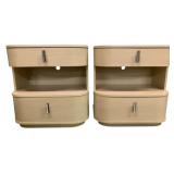 Pair Caracole Da Vita Open Nightstands