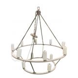 Elk Home Polished Nickel Chandelier 41 x 39
