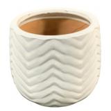 Three Hands Ceramic Planter - 7 x 8