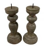 Pair Candle Prickets 7" Tall