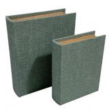 2 Three Hands Decorative Book Storage Boxes