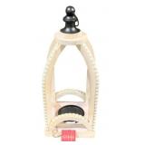 Three Hands Wood Decorative Candleholder