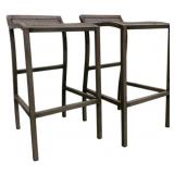 Pair Summer Classics Villa Counter Stools