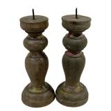 Pair Candle Prickets 7" Tall