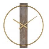 Elk Home Tournal Wall Clock, Metal 23x20"